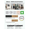 Libbiano Wit / Eiken Multifunctionele Wandkast H52 cm Libbiano Wit / Eiken Multifunctionele Wandkast H52 cm