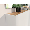 Libbiano Wit / Eiken Multifunctionele Wandkast H52 cm Libbiano Wit / Eiken Multifunctionele Wandkast H52 cm