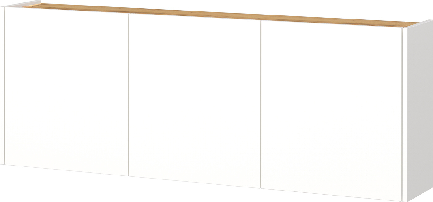 Germania Libbiano Wit / Eiken Multifunctionele Wandkast H52 cm