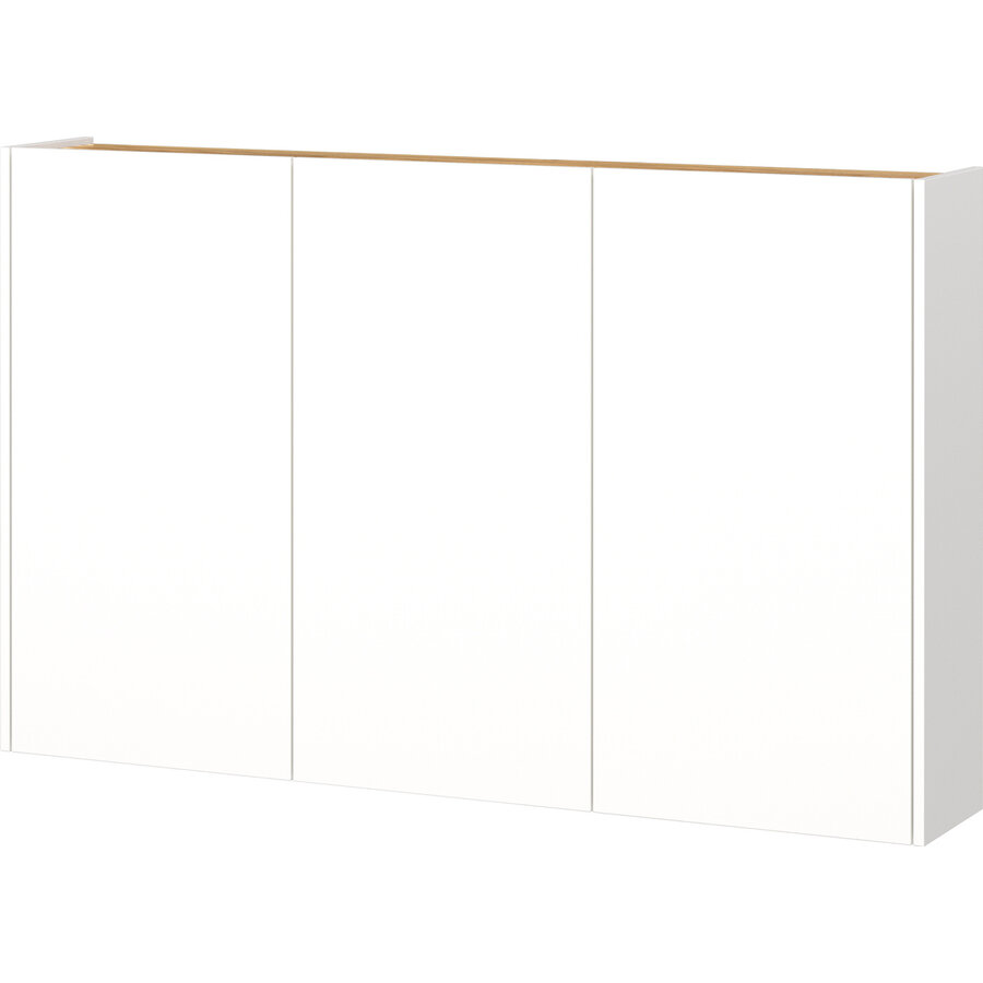 Libbiano Wit / Eiken Multifunctionele Wandkast H87 cm Libbiano Wit / Eiken Multifunctionele Wandkast H87 cm