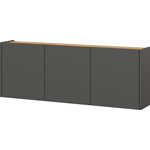 Germania Libbiano Grafiet / Eiken Multifunctionele Wandkast H52 cm