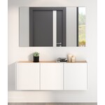 Germania Libbiano Wit / Eiken Halmeubelset Een Germania Libbiano Wit / Eiken Halmeubelset Een