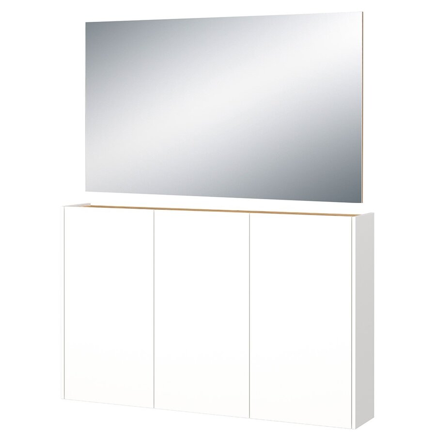 Libbiano Wit / Eiken Halmeubelset Drie Libbiano Wit / Eiken Halmeubelset Drie