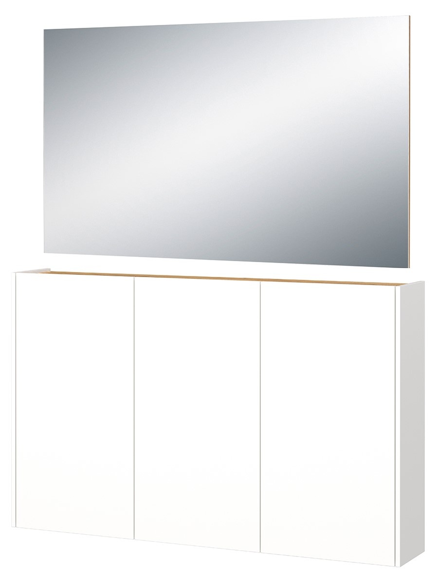 Germania Libbiano Wit / Eiken Halmeubelset Drie