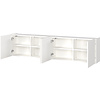 Piana Wit Multifunctionele Wandkast 4-Deuren