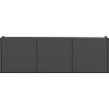 Piana Grafiet Multifunctionele Wandkast 3-Deuren