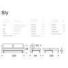 Sly Slaapbank Cappucino / Eiken