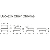 Dublexo Slaapstoel Taura Chocco / Chrome Dublexo Slaapstoel Taura Chocco / Chrome