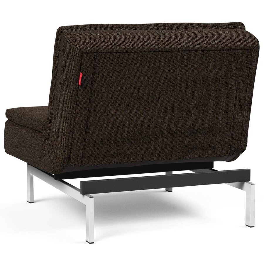 Dublexo Slaapstoel Taura Chocco / Chrome Dublexo Slaapstoel Taura Chocco / Chrome