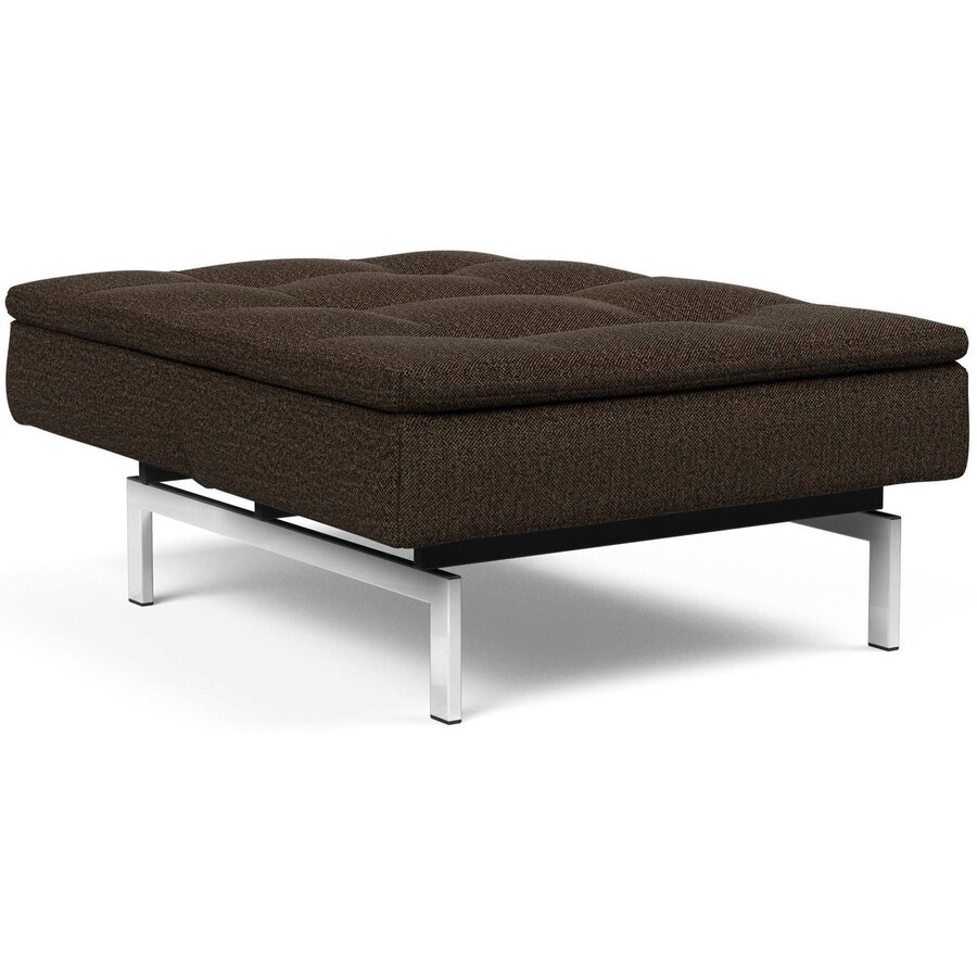 Dublexo Slaapstoel Taura Chocco / Chrome Dublexo Slaapstoel Taura Chocco / Chrome