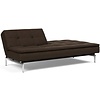 Dublexo Slaapbank Taura Chocco / Chrome