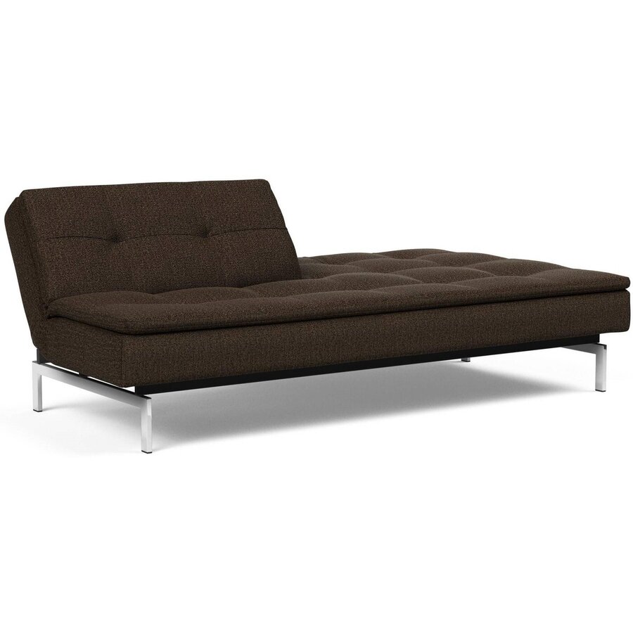 Dublexo Slaapbank Taura Chocco / Chrome Dublexo Slaapbank Taura Chocco / Chrome