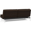 Dublexo Slaapbank Taura Chocco / Chrome