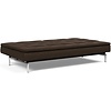 Dublexo Slaapbank Taura Chocco / Chrome