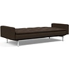Dublexo Slaapbank Deluxe Taura Chocco / Chrome