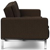 Dublexo Slaapbank Deluxe Taura Chocco / Chrome