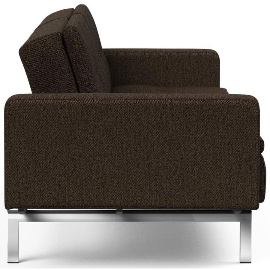 Dublexo Slaapbank Deluxe Taura Chocco / Chrome Dublexo Slaapbank Deluxe Taura Chocco / Chrome