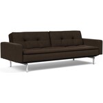 Innovation Living Dublexo Slaapbank Deluxe Taura Chocco / Chrome Innovation Living Dublexo Slaapbank Deluxe Taura Chocco / Chrome