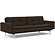 Dublexo Slaapbank Deluxe Taura Chocco / Chrome