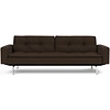 Dublexo Slaapbank Deluxe Taura Chocco / Chrome