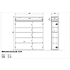 Ameca Taupe Groen / Eiken Multifunctionele Wandkast