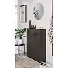 Ameca Grafiet / Eiken Multifunctionele Wandkast