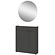 Ameca Grafiet / Eiken Halmeubelset Drie