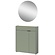 Ameca Taupe Groen / Eiken Halmeubelset Drie