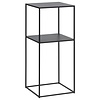 Pebble Zwarte Zuiltafel H80 cm