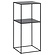 Pebble Zwarte Zuiltafel H80 cm