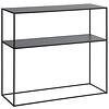 Pebble Zwarte Sidetable W90 cm