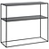 Pebble Zwarte Sidetable W90 cm