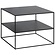 Pebble Zwarte Salontafel Vierkant 65x65 cm