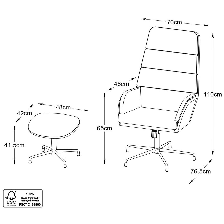 Sifton Taupe Bouclé Relaxfauteuil en Voetenbank Set Sifton Taupe Bouclé Relaxfauteuil en Voetenbank Set