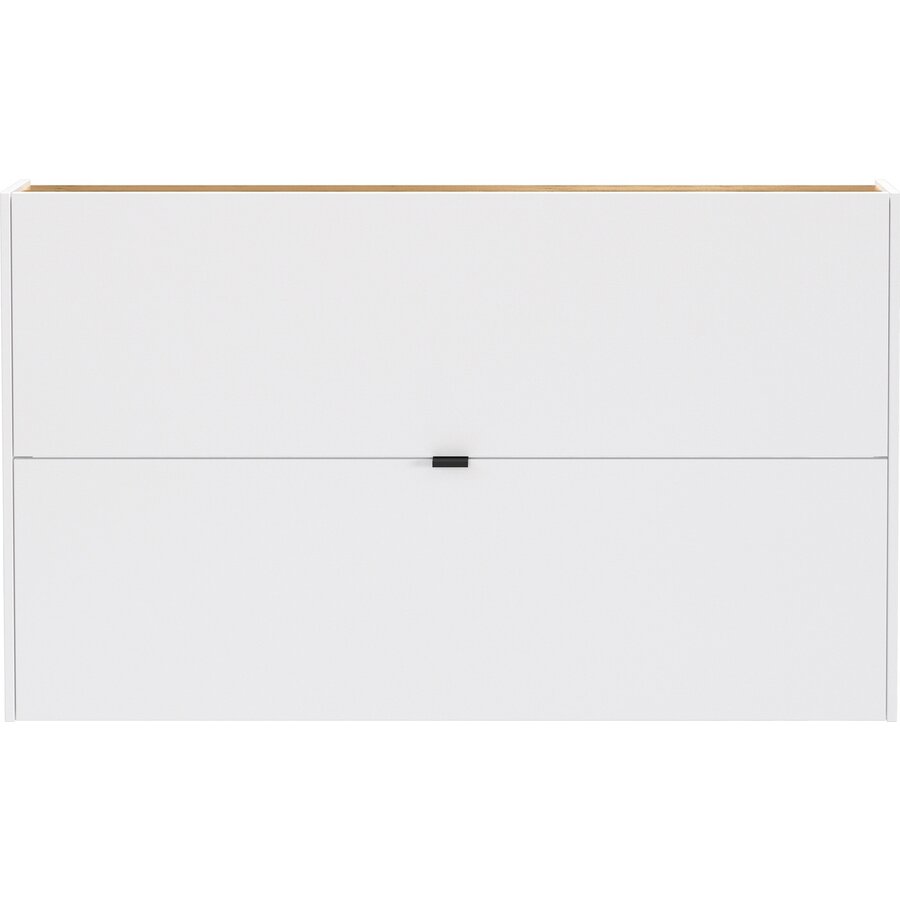 Ameca FSC Wit / Eiken Schoenenkast 2-Kleppen Ameca FSC Wit / Eiken Schoenenkast 2-Kleppen