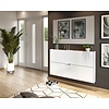 Ameca FSC Wit / Eiken Schoenenkast 2-Kleppen