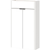 Ameca FSC Wit / Eiken Multifunctionele Wandkast Hoog