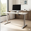 Boras Elektrische Zit Sta Bureautafel Lichtgrijs 140 cm