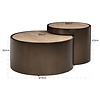 Ronson Ronde Salontafel Set Beige