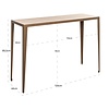 Severine Sidetable Porselein / Goud