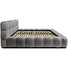 Boston 200 x 200 cm Gestoffeerd Bed Donkergrijs