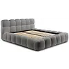 Boston 200 x 200 cm Gestoffeerd Bed Donkergrijs