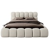 Boston 200 x 200 cm Gestoffeerd Bed Beige