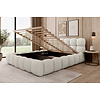 Boston 200 x 200 cm Gestoffeerd Bed Beige
