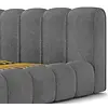 Adell 200 x 200 cm Gestoffeerd Bed Donkergrijs