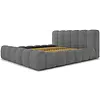 Adell 200 x 200 cm Gestoffeerd Bed Donkergrijs