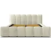 Adell 200 x 200 cm Gestoffeerd Bed Beige