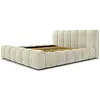 Adell 200 x 200 cm Gestoffeerd Bed Beige