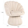 Blossom Loungestoel Beige Chenille