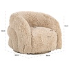 Lenny Kinder Draaifauteuil Zand Yakety